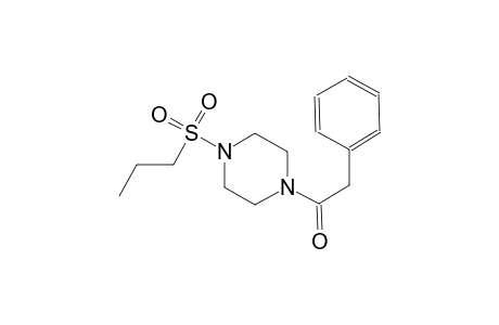 piperazine, 1-(phenylacetyl)-4-(propylsulfonyl)-