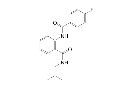 benzamide, 2-[(4-fluorobenzoyl)amino]-N-(2-methylpropyl)-