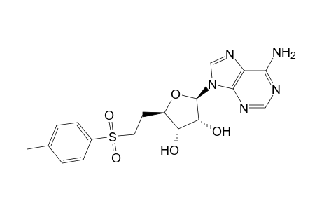9-(5,6-Dideoxy-6-(p-toluenesulfonyl)-.beta.-D-ribo-hexofuranosyl)adenine