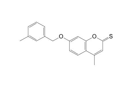 4-Methyl-7-(3-methylbenzyl)oxy-chromene-2-thione