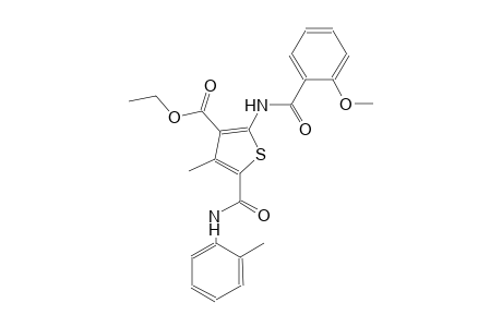 ethyl 2-[(2-methoxybenzoyl)amino]-4-methyl-5-(2-toluidinocarbonyl)-3-thiophenecarboxylate