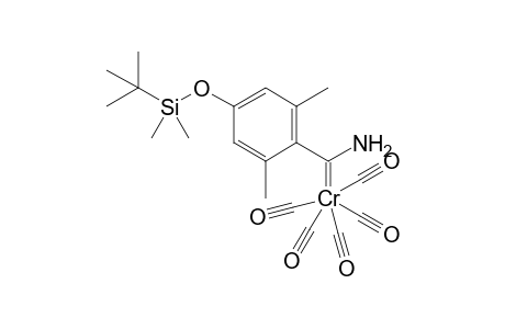 Pentacarbonyl{amino[4-(tert-butyldimethylsiloxy)-2,6-dimethylphenyl]methylene}chromium(0)