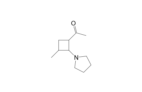 1-[3-methyl-2-(1-pyrrolidinyl)cyclobutyl]ethanone