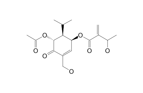 3-BETA-ACETOXY-5-ALPHA-(2-ALPHA-HYDROXYETHYL)-ACRYLOYLOXY-7-HYDROXYCARVOTACETONE