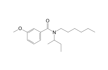 Benzamide, 3-methoxy-N-(2-butyl)-N-hexyl-