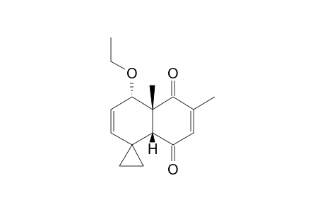(4aR,8S,8aR)-8-ethoxy-2,8a-dimethyl-spiro[4a,8-dihydronaphthalene-5,1'-cyclopropane]-1,4-quinone