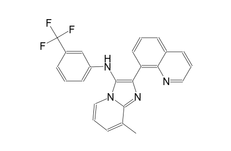 8-methyl-2-(8-quinolinyl)-N-[3-(trifluoromethyl)phenyl]imidazo[1,2-a]pyridin-3-amine