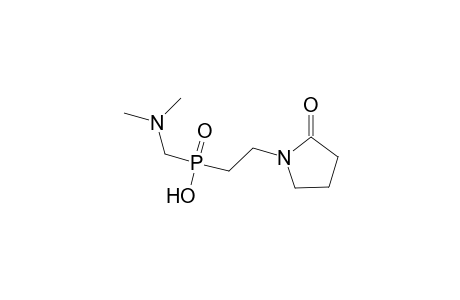 phosphinic acid, [(dimethylamino)methyl][2-(2-oxo-1-pyrrolidinyl)ethyl]-