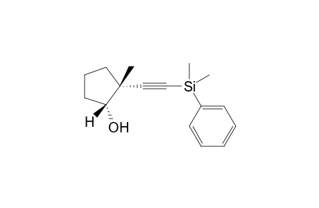 (1R,2R)-2-Methyl-2-[2-(dimethylphenylsilyl)ethynyl]cyclopentanol
