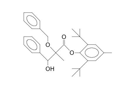 (2RS, 3Sr)-2-benzyloxy-3-hydroxy-2-methyl-3-phenyl-propanoic acid, 4'-methyl-2',6'-di-tert-butyl-phenyl ester