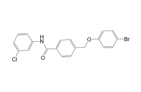 4-[(4-bromophenoxy)methyl]-N-(3-chlorophenyl)benzamide
