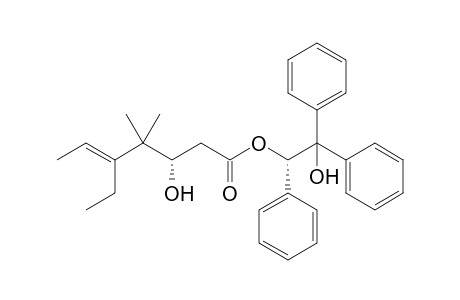 (1S)-2-Hydroxy-1,2,2-triphenylethyl (3S,5E)-5-Ethyl-3-hydroxy-4,4-dimethyl-5-heptenoate