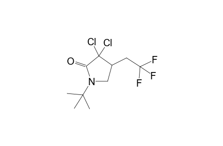 1-(tert-Butyl)-3,3-dichloro-4-(2,2,2-trifluoroethyl)pyrrolidin-2-one