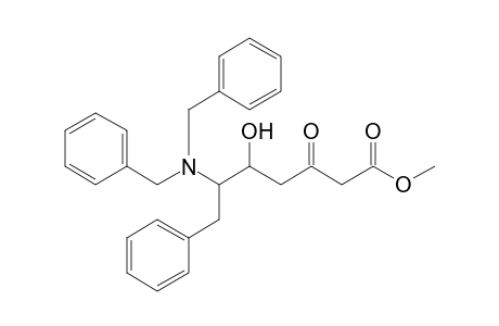 Methyl 6-(dibenzylamino)-5-hydroxy-7-phenyl-3-oxoheptanoate
