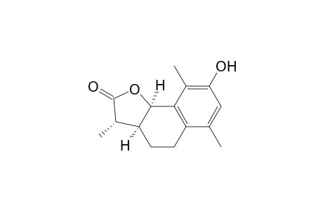 (3S,3aS,9bR)-3,6,9-trimethyl-8-oxidanyl-3a,4,5,9b-tetrahydro-3H-benzo[g][1]benzofuran-2-one