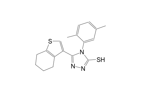 4-(2,5-dimethylphenyl)-5-(4,5,6,7-tetrahydro-1-benzothien-3-yl)-4H-1,2,4-triazole-3-thiol
