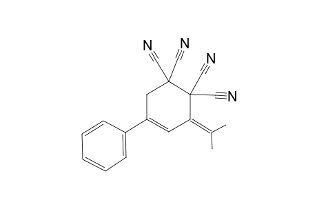 3-(1-Isopropylidene)-5-phenyl-4-cyclohexene-1,1,2,2-tetracarbonitrile