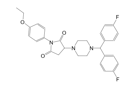2,5-pyrrolidinedione, 3-[4-[bis(4-fluorophenyl)methyl]-1-piperazinyl]-1-(4-ethoxyphenyl)-