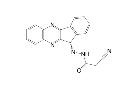 2-cyano-N'-(11H-indeno[1,2-b]-quinoxalin-11-ylidene)acetohydrazide