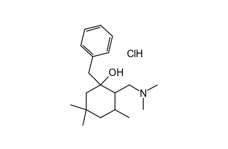 1-BENZYL-2-[(DIMETHYLAMINO)METHYL]-3,5,5-TRIMETHYLCYCLOHEXANOL, HYDROCHLORIDE