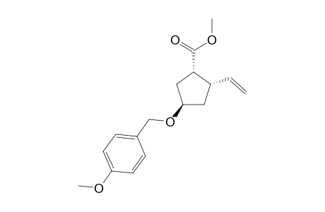 Cyclopentanecarboxylic acid, 2-ethenyl-4-[(4-methoxyphenyl)methoxy]-,methyl ester (1.alpha.,2.alpha.,4.beta.)-