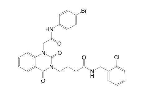 4-(1-[2-(4-bromoanilino)-2-oxoethyl]-2,4-dioxo-1,4-dihydro-3(2H)-quinazolinyl)-N-(2-chlorobenzyl)butanamide