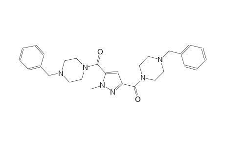 piperazine, 1-[[1-methyl-3-[[4-(phenylmethyl)-1-piperazinyl]carbonyl]-1H-pyrazol-5-yl]carbonyl]-4-(phenylmethyl)-