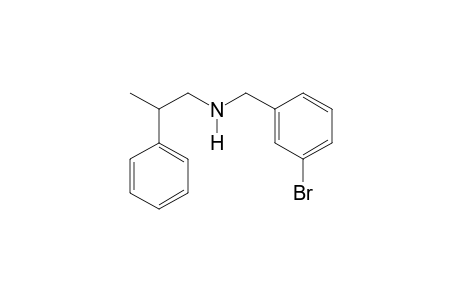 beta-Methylphenethylamine N-(3-bromobenzyl)