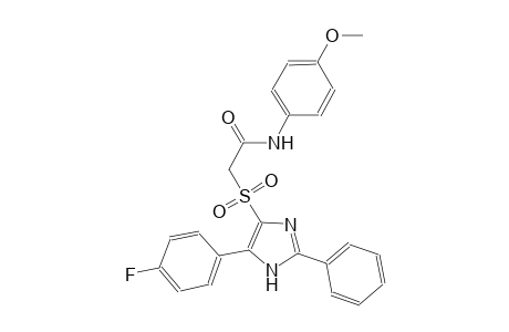 acetamide, 2-[[5-(4-fluorophenyl)-2-phenyl-1H-imidazol-4-yl]sulfonyl]-N-(4-methoxyphenyl)-