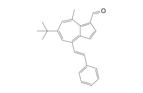 6-(t-Butyl)-8-methyl-4-[2'-phenylethenyl]-azulene-1-carbaldehyde
