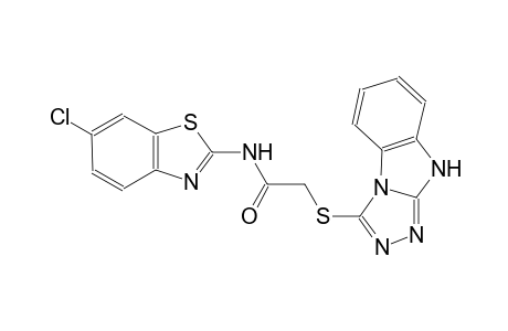acetamide, N-(6-chloro-2-benzothiazolyl)-2-(9H-[1,2,4]triazolo[4,3-a]benzimidazol-3-ylthio)-