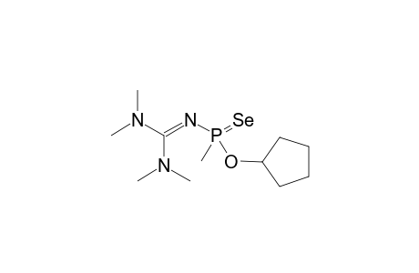2-[cyclopentoxy(methyl)phosphinoselenoyl]-1,1,3,3-tetramethyl-guanidine