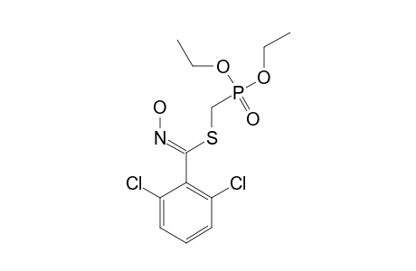 DIETHYL-S-2',6'-DICHLOROBENZOHYDROXIMINOYLTHIOMETHYLPHOSPHONATE