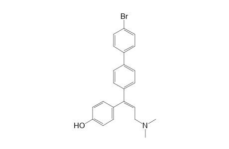 3-(4'-bromo-[1,1'-biphenyl]-4-yl)-3-(4-hydroxyphenyl)-N,N-dimethyl-2-propen-1-amine