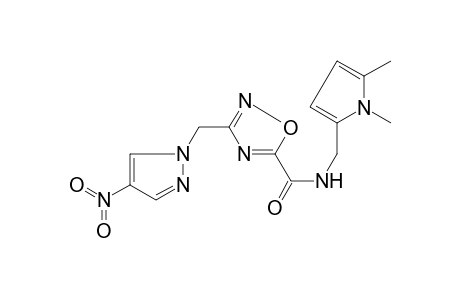 N-[(1,5-dimethyl-1H-pyrrol-2-yl)methyl]-3-[(4-nitro-1H-pyrazol-1-yl)methyl]-1,2,4-oxadiazole-5-carboxamide