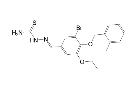 3-bromo-5-ethoxy-4-[(2-methylbenzyl)oxy]benzaldehyde thiosemicarbazone
