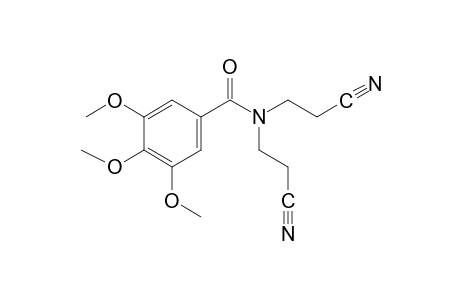 N,N-bis(2-cyanoethyl)-3,4,5-trimethoxybenzamide