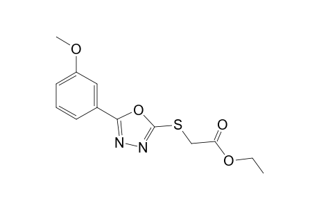 Ethyl [5-(3-methoxyphenyl)-1,3,4-oxadiazol-2-ylthio]acetate