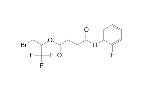 Succinic acid, 2-fluorophenyl 1-bromo-3,3,3-trifluoroprop-2-yl ester