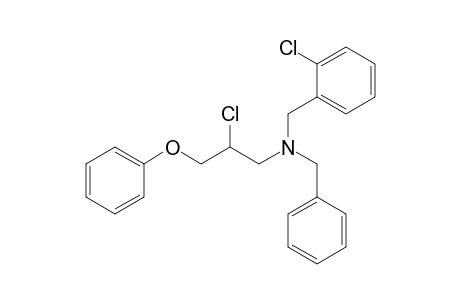 N-Benzyl-N-(2-chlorobenzyl)-N-(2-chloro-3-phenoxypropyl)amine