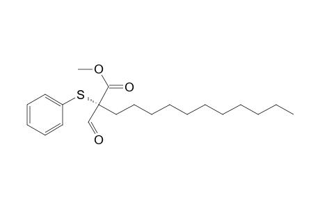 Methyl R-(+)-2-Formyl-2-(phenylthio)tridecanoate