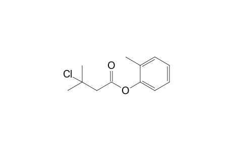 2'-Methylphenyl 3-chloro-3-methylbutanoate