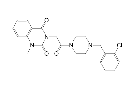Piperazine, 1-[(2-chlorophenyl)methyl]-4-[(1,4-dihydro-1-methyl-2,4-dioxo-3(2H)-quinazolinyl)acetyl]-