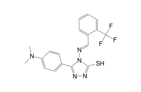 5-[4-(dimethylamino)phenyl]-4-({(E)-[2-(trifluoromethyl)phenyl]methylidene}amino)-4H-1,2,4-triazol-3-yl hydrosulfide