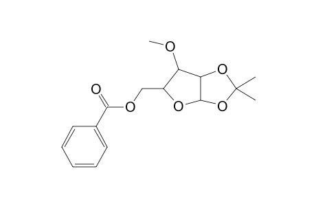 (6-Methoxy-2,2-dimethyltetrahydrofuro[2,3-D][1,3]dioxol-5-yl)methyl benzoate