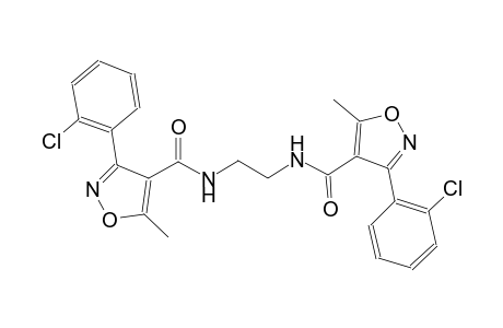 3-(2-chlorophenyl)-N-[2-({[3-(2-chlorophenyl)-5-methyl-4-isoxazolyl]carbonyl}amino)ethyl]-5-methyl-4-isoxazolecarboxamide