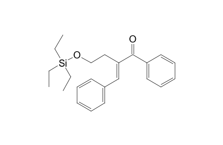 (2E)-1-phenyl-2-(phenylmethylene)-4-triethylsilyloxy-1-butanone