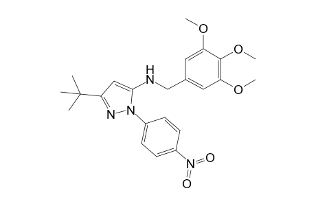 3-tert-Butyl-1-(4-nitrophenyl)-N-(3,4,5-trimethoxybenzyl)-1H-pyrazol-5-amine