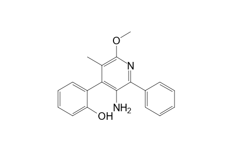 Phenol, 2-(3-amino-6-methoxy-5-methyl-2-phenyl-4-pyridinyl)-