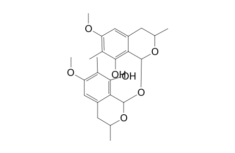 1,1'-Dioxydi(8-hydroxy-6-methoxy-3,7-dimethylisochromane)